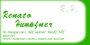 renato humpfner business card